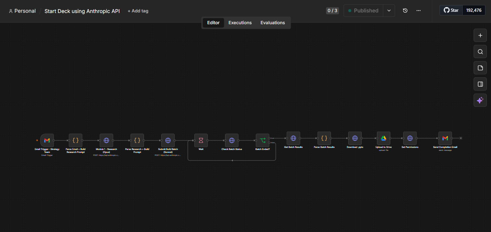 n8n Strategy Deck Generator workflow
