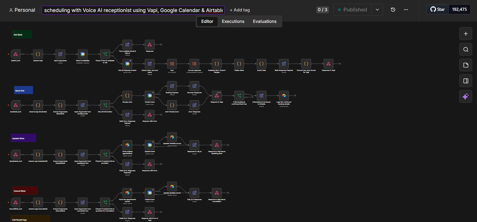 Vapi voice AI scheduling workflow